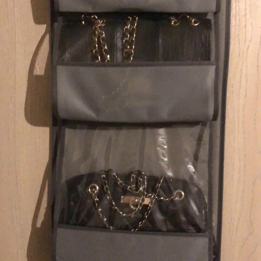 6 Pocket Purse Organizer Space Saver Display Protective
